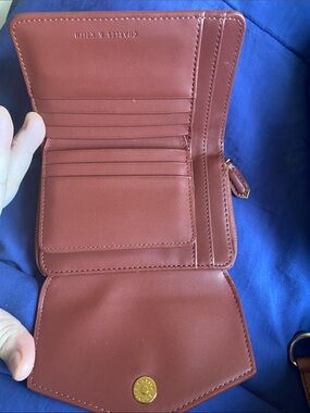 Charles & Keith Brick Foldable Leather Wallet